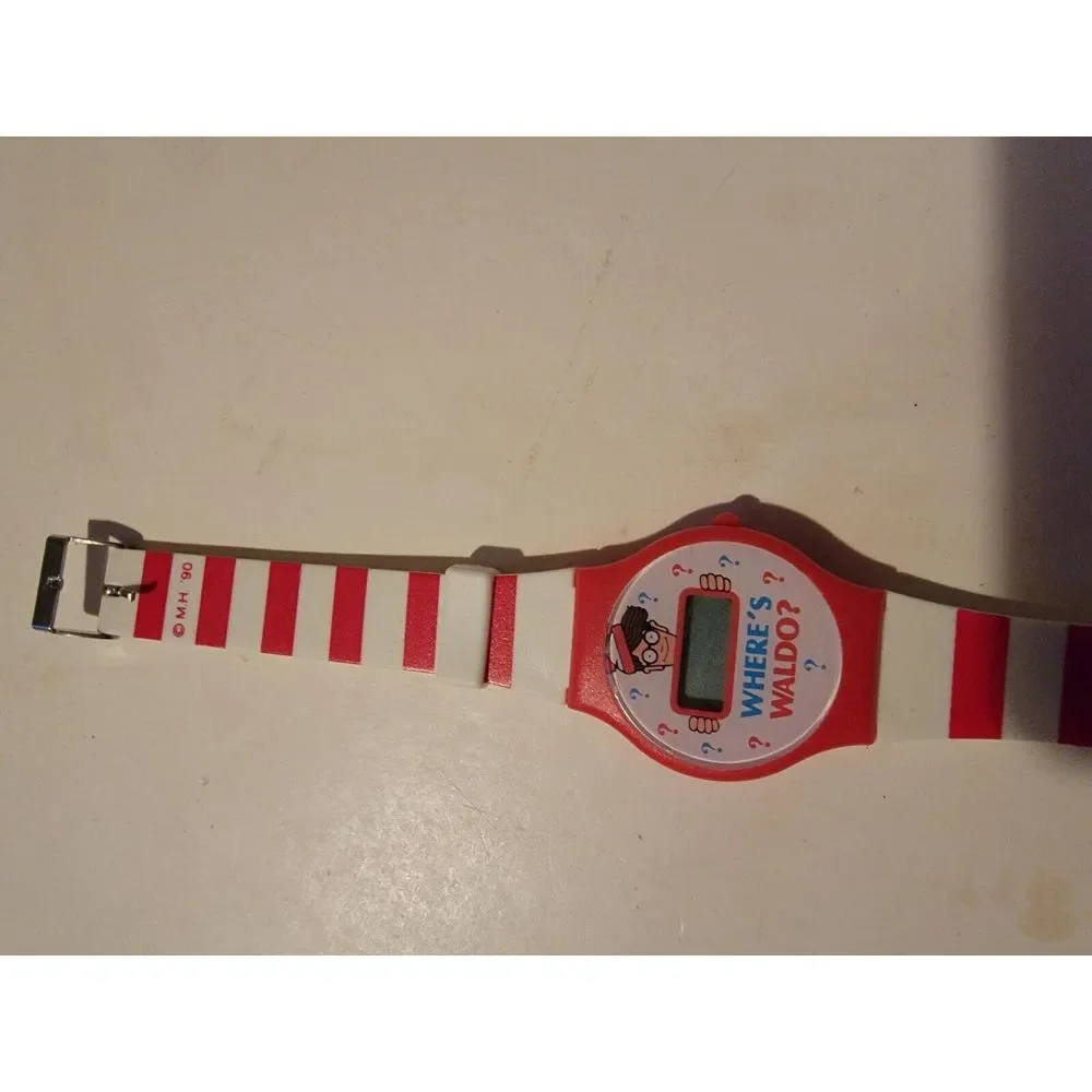 Wheres Waldo Wrist Watch 1990 in Original Packaging Mail In Prize Vintage 1990s